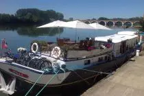 Moissac moorings Tarn river