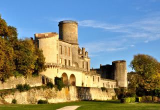 visit the impressive chateau de duras